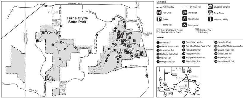 Ferne Clyffe Site Map (Large)